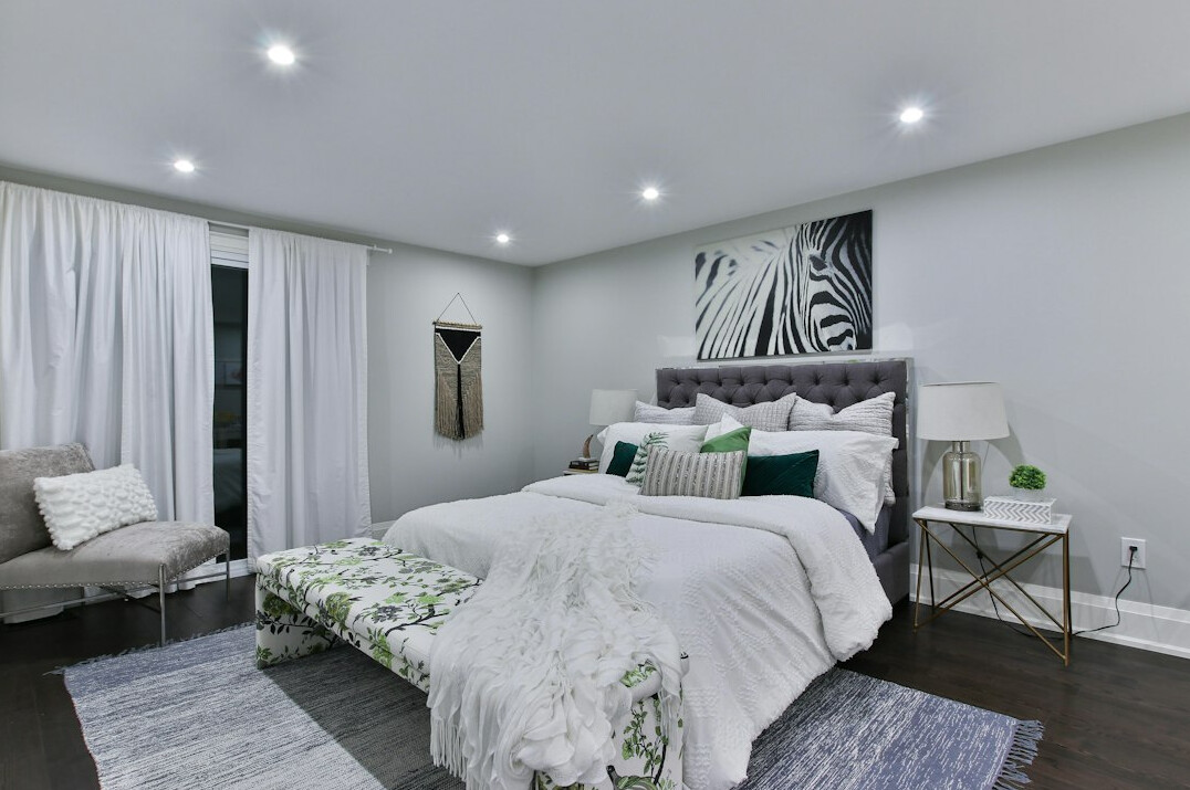 celebrity bedroom setup